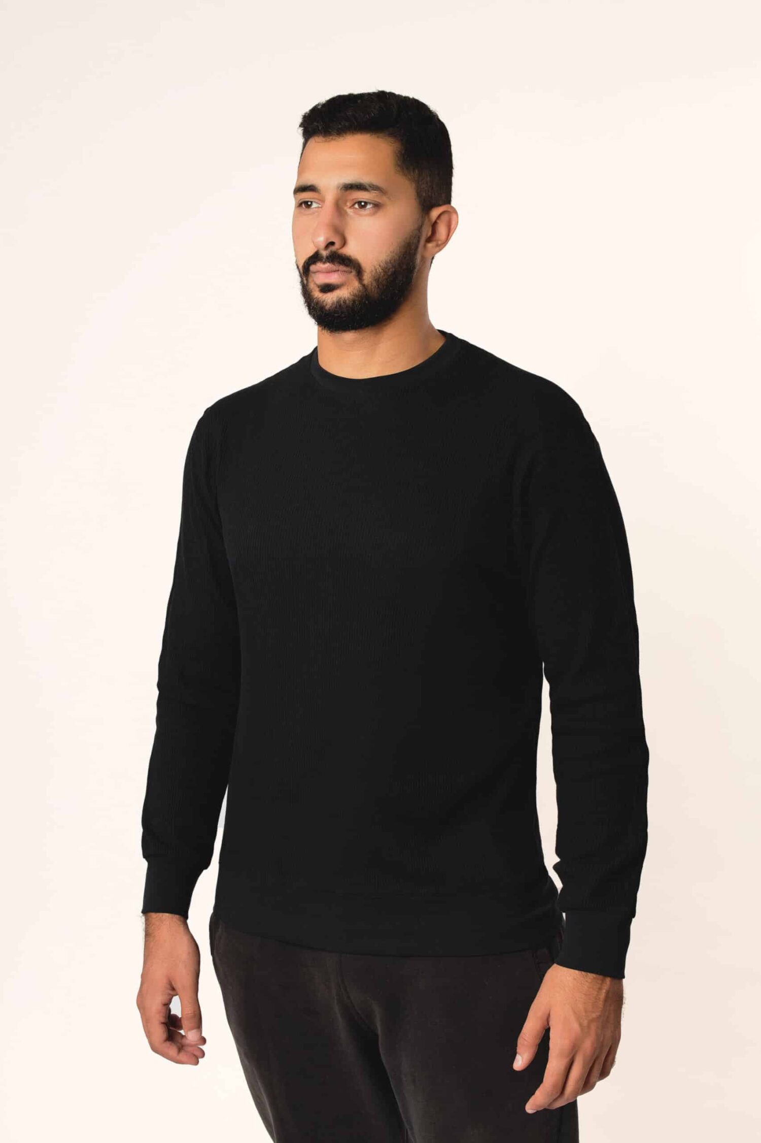 Basic Regular Fit Textured T-shirt