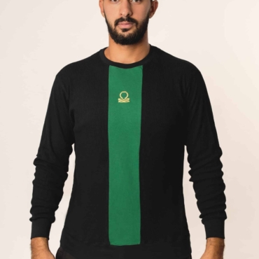 Regular Fit Textured T-shirt – Green