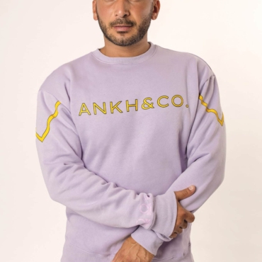 Loose Fit Sweat Shirt - Lilac