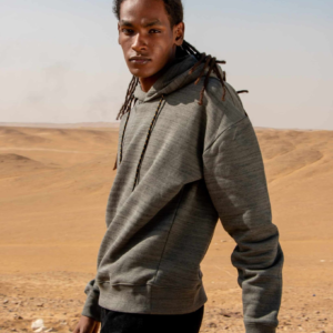 Loose Fit Basic Hoodie - Army