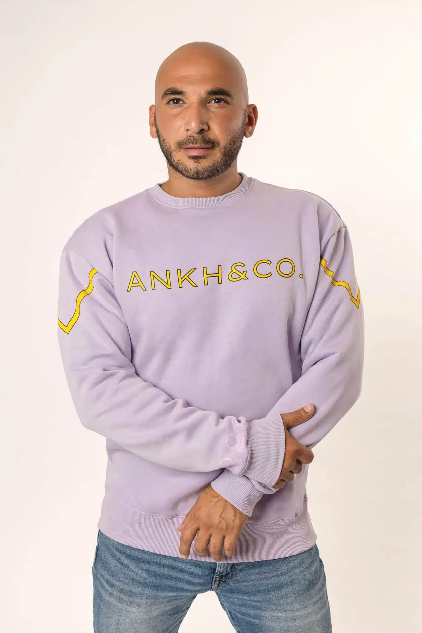 Loose Fit Sweat Shirt - Lilac